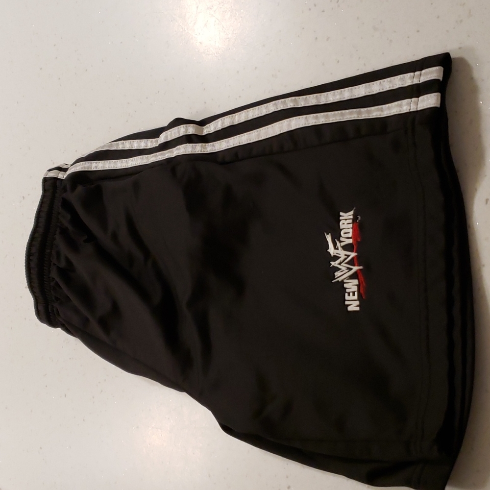WWF - WWE Jersey Athletic Shorts from WWF New York large?